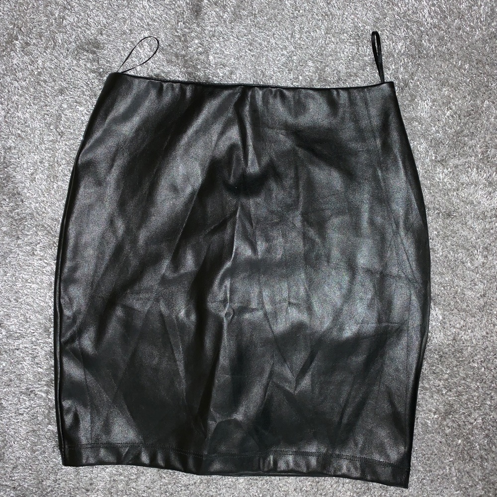 Leather Mini Skirt